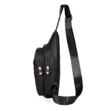 Evancary Compact Anti-Theft Sling Bag for Men & Women – Water-Resistant Crossbody Daypack (Black)