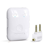BF02 Bluetooth 5.4 Audio Transmitter for TV & Airplane, Dual Headphone Pairing Wireless Adapter with 30H Battery & AUX/RCA Support – Ivory