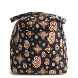 Vera Bradley Premium Cotton Large Original Duffel Bag – Quilted Travel Bag (North Star Sky)