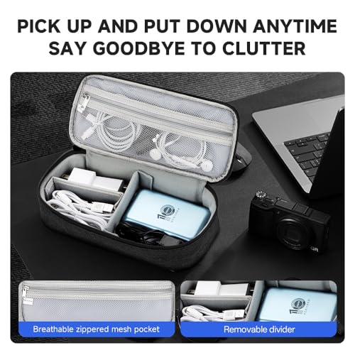 Portable Tech Organizer Travel Case – Electronics Storage Bag for Chargers, Cables & Gadgets