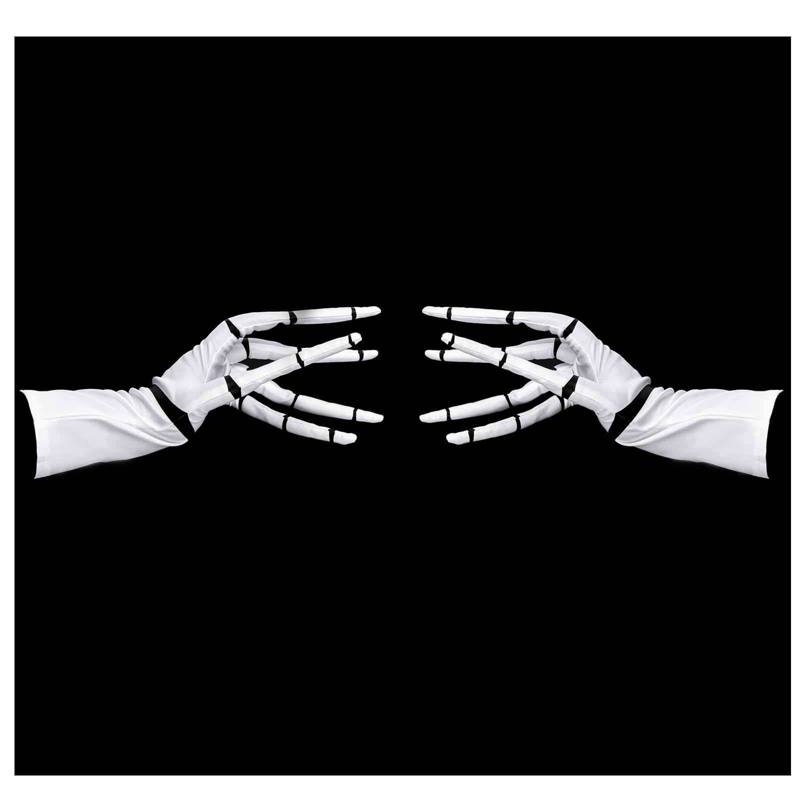 Men’s Glow Skeleton Gloves – Halloween Bone Hand Gloves for Costume & Party 🖤💀