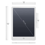 10” LCD Writing Tablet for Kids – Reusable Colorful Doodle Drawing Board (White)
