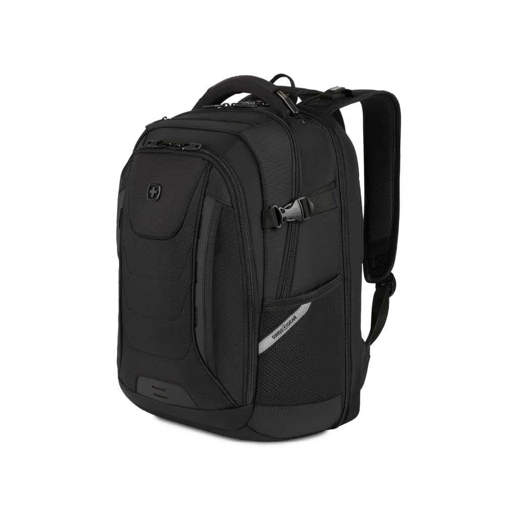SwissGear Travel Tech Pro Laptop Backpack ScanSmart TSA-Friendly with Organizer Pockets for 16 Inch Laptop