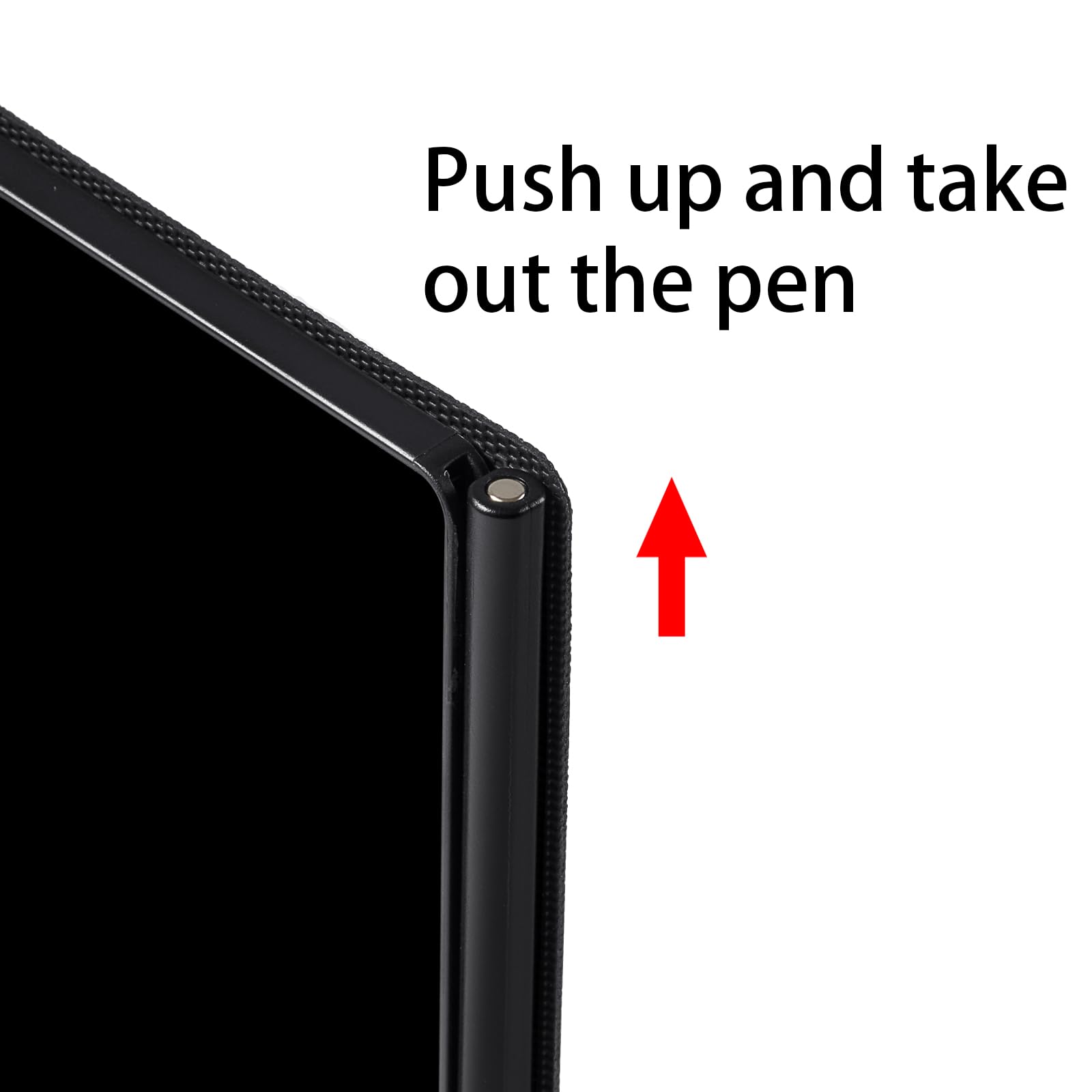Portable 6.5” LCD Writing Board – Reusable Digital Memo Tablet with One-Touch Erase (Black)