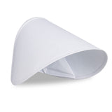 PARTYEVER Handmaids Bonnet Women's Victorian White Wide Brim Bonnet Head Cover Cap Handmaiden Cosplay Hat Costume Accessory