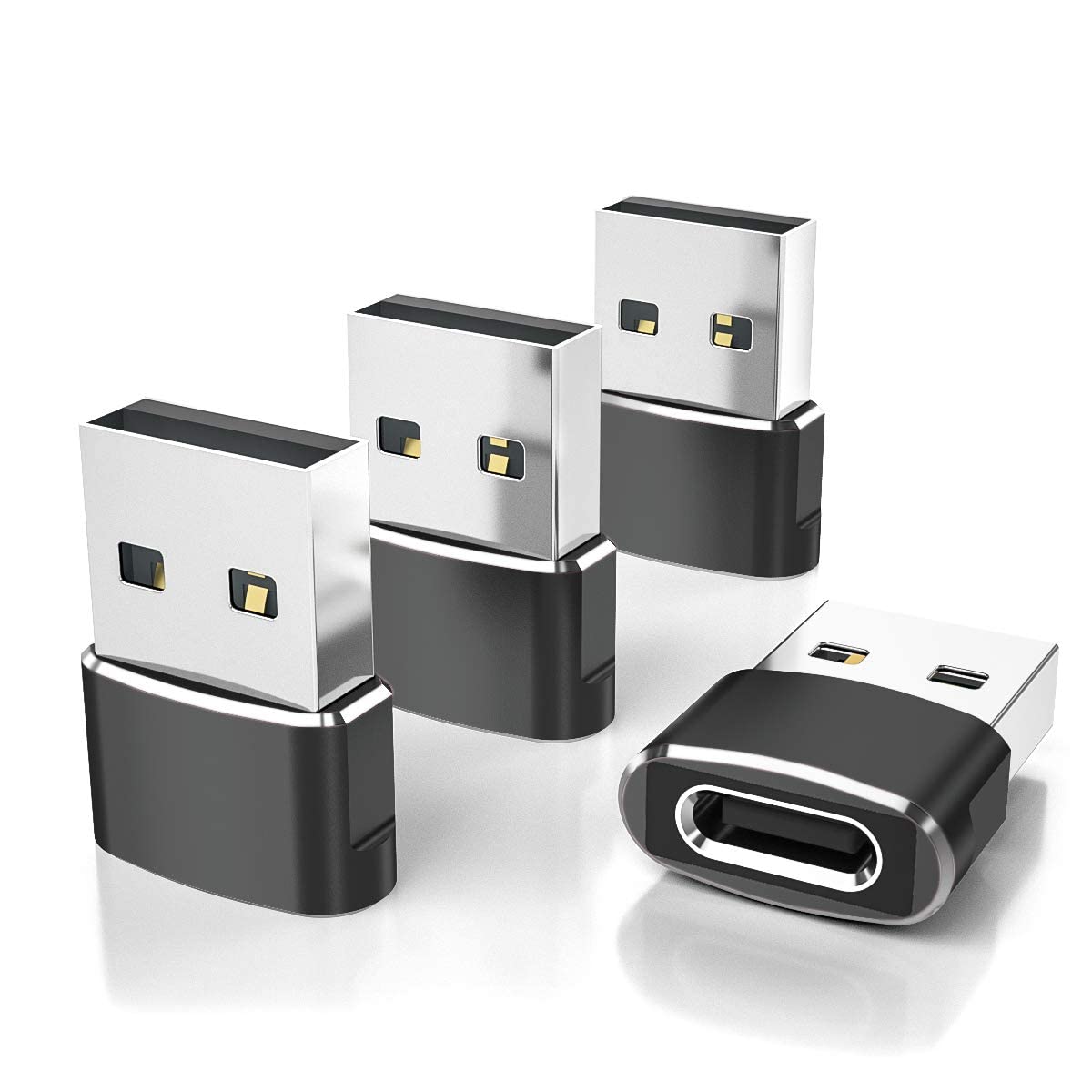 USB-A to USB-C Adapter – Aluminum USB-C Converter for Charging & Data Transfer