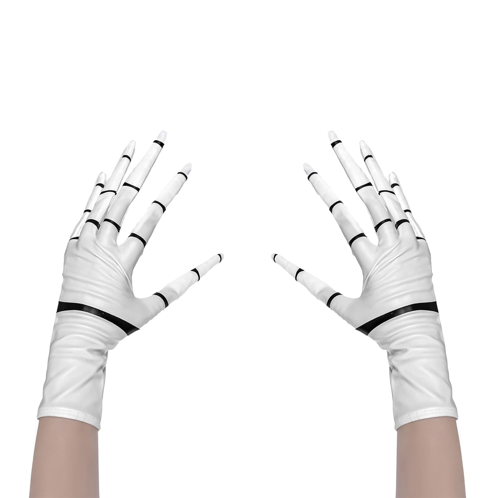Men’s Glow Skeleton Gloves – Halloween Bone Hand Gloves for Costume & Party 🖤💀