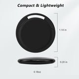 Apple Find My Bluetooth Tracker Tag 4 Pack, Waterproof IP67 Smart Item Locator with Replaceable Battery and Anti-Loss Alert