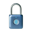 Compact Fingerprint Smart Padlock with USB Rechargeable Battery, Portable Biometric Security Lock for Gym, Travel & Personal Storage
