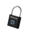 Rechargeable Fingerprint Smart Padlock, Keyless Biometric Security Lock with USB Charging for Gym, Luggage, Bike & Storage