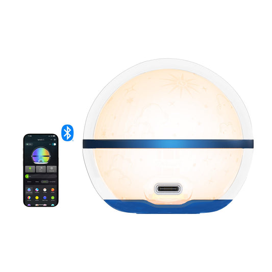 Sphere C USB-C Magnetic Smart Night Light – Portable RGB Bedside Lamp with App Control