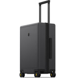 LEVEL8 20” Rolling Carry-On Luggage, Lightweight Polycarbonate Hard Shell Spinner Suitcase with TSA Lock (Grey)
