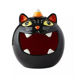 Member’s Mark Ceramic Halloween Candy Bowl – Black Cat Party Decoration (Trick-or-Treat Bowl)