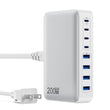 65W 8-Port USB Charging Station – GaN III Fast Charger with 4 USB-C & 4 USB-A Ports