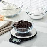Digital Kitchen Scale with Stainless Steel Platform – Precision Food Scale with LCD Display