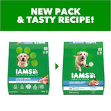 IAMS Proactive Health Large Breed Adult Dry Dog Food Chicken & Whole Grain High Protein Nutrition Formula