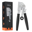 Heavy-Duty Manual Can Opener with Ergonomic Soft Handles & Easy-Turn Crank