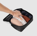 TORTUGA Packing Cubes Set of 3 with Mesh Panels – Lightweight Travel Luggage Organizers – Black