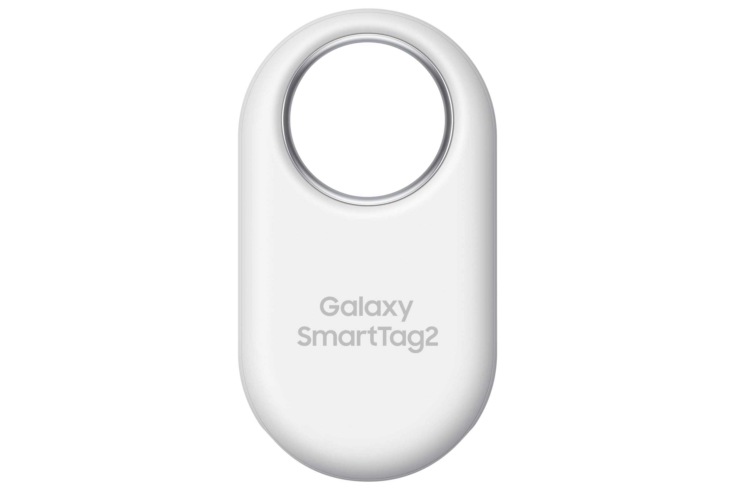 Samsung Galaxy SmartTag2 Bluetooth Tracker, SmartThings Find Compatible Item Locator with 500-Day Battery & Waterproof Design – White