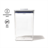 Airtight POP Food Storage Container 4.4 Qt – Stackable BPA-Free Pantry Canister (Clear)