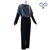 Men’s Gray Cosplay Costume – Classic Cotton Blend Outfit for Halloween & Daily Wear 🎭✨