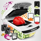 Manual Vegetable Chopper with Container – Pro Food Dicer & Onion Chopper