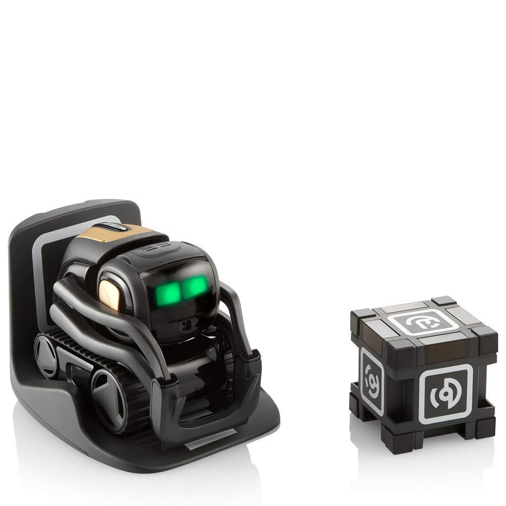 Vector AI Smart Home Robot with ChatGPT Integration & Alexa – Autonomous Companion (Black Edition)