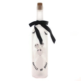 Roman Inc Light-Up Halloween Bottle – 13" White LED Decorative Bottle with Soft Glow & On/Off Switch