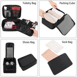 Travel Packing Cubes Set for Suitcases, Lightweight Luggage Organizer Bags
