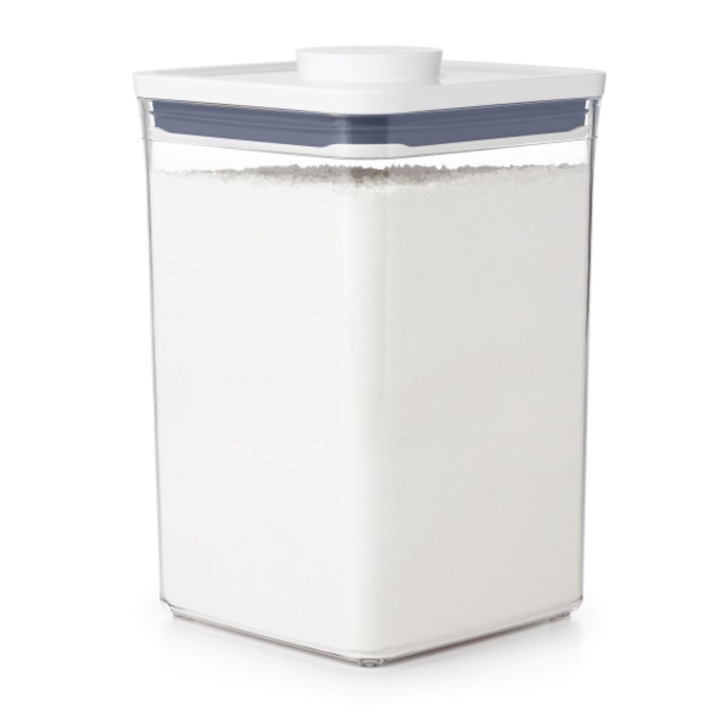 Airtight POP Food Storage Container 4.4 Qt – Stackable BPA-Free Pantry Canister (Clear)