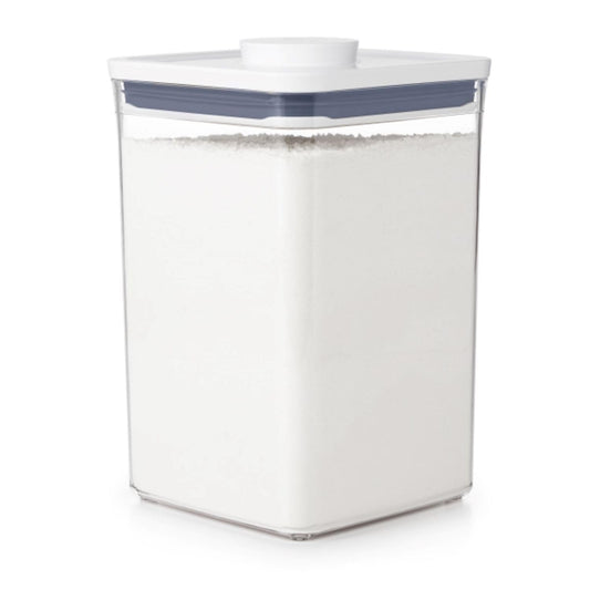 Airtight POP Food Storage Container 4.4 Qt – Stackable BPA-Free Pantry Canister (Clear)