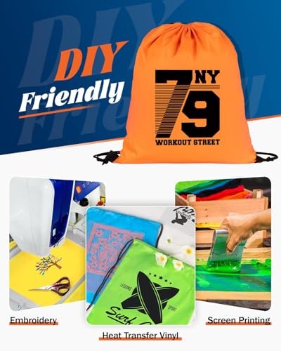 LZERKING 100-Pack Drawstring Backpacks – Bulk Blank Cinch Bags in 10 Colors for Sports, DIY & Community Events