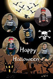 Gray Baby Pirate Costume – Soft Cotton Romper Set with Pants and Hat for Halloween, Fall & Daily Wear
