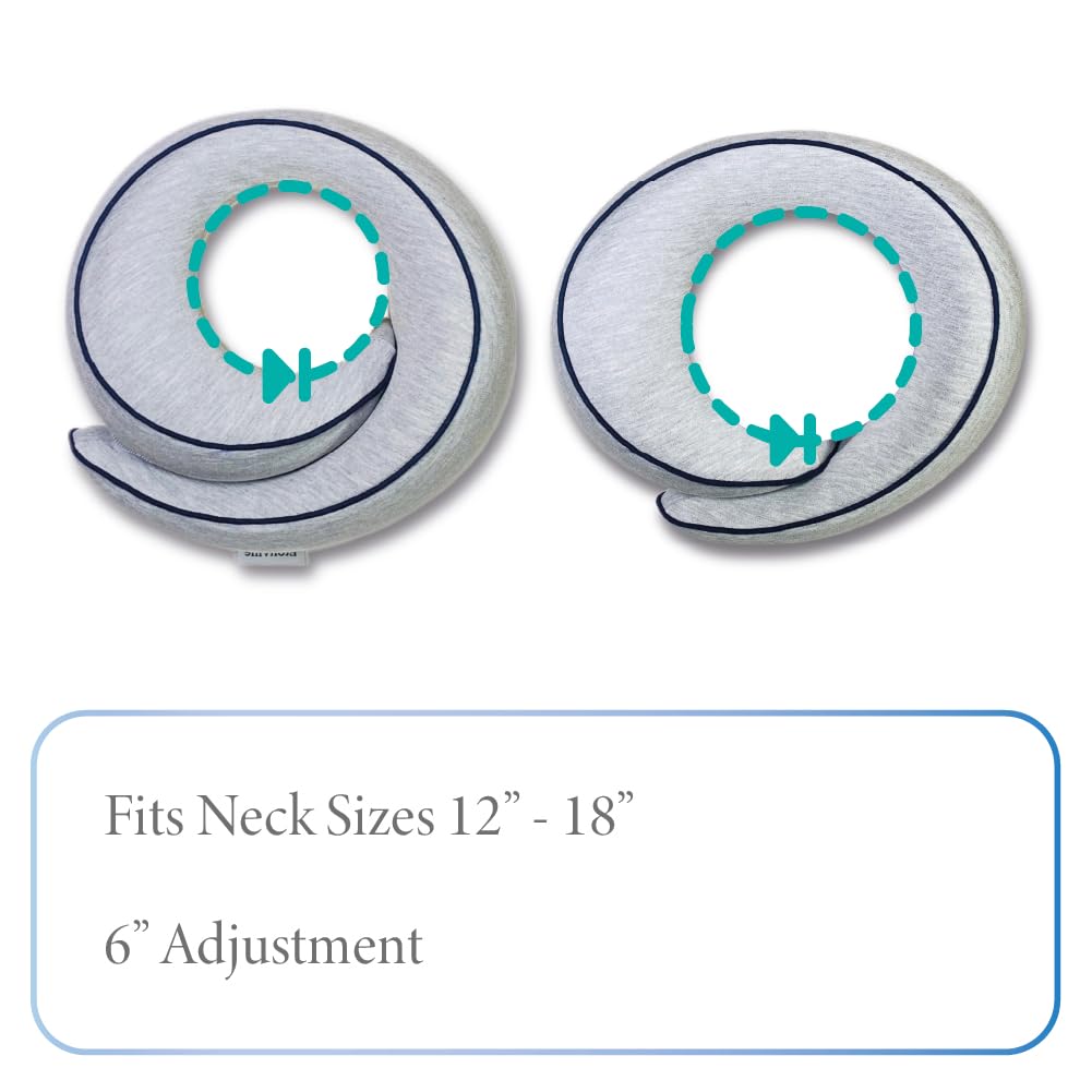 Memory Foam Travel Neck Pillow for Airplane – Ergonomic Portable Neck Support Pillow