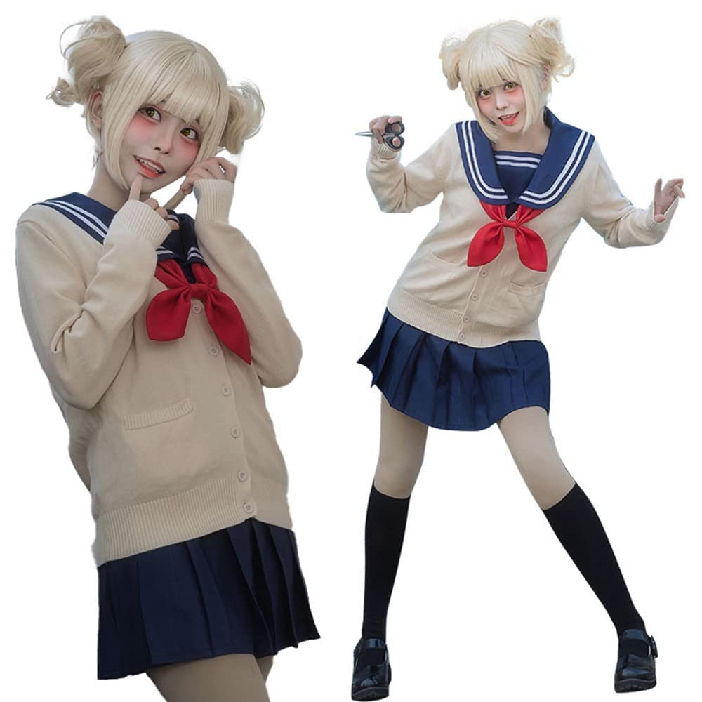 Himiko Toga Cosplay Costume for Women – Anime My Hero Academia School Uniform Outfit 🎭✨