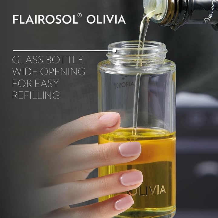 Precision Olive Oil Sprayer Bottle – Fine Mist Dispenser for Cooking, Air Fryer & Salad