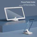 Portable USB-C Adapter Travel Kit with Mirror – Multi Cable Organizer with SIM Card Storage