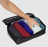 TORTUGA Packing Cubes Set of 3 with Mesh Panels – Lightweight Travel Luggage Organizers – Black