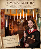 Floating Halloween Candles with Remote Wand – 6" Battery Operated LED Hanging Candles, Flickering Light Set (White)