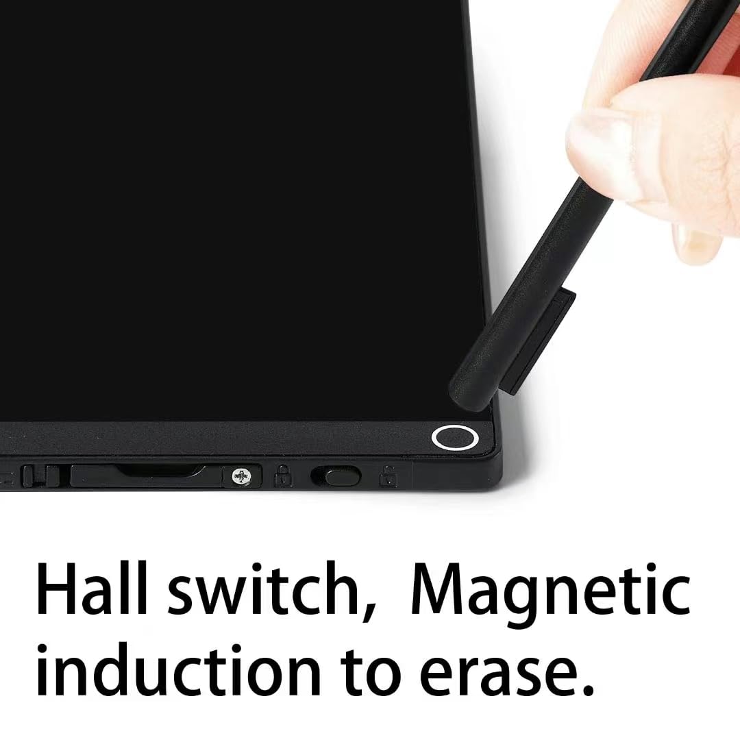 6.5” LCD Writing Tablet – Portable Digital Note & Sketch Pad with Lock Screen (Black)