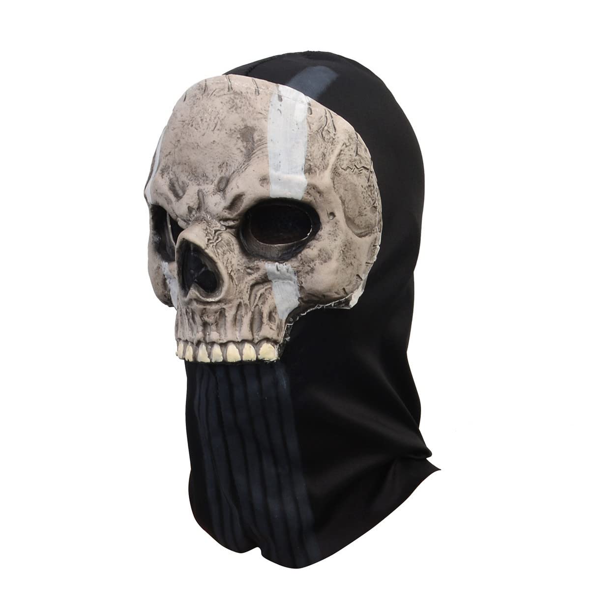 Ghost Skull Tactical Mask – Full Face Cosplay Mask for Halloween, War Games & Outdoor Sports (Mask-D)