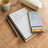 Bambook Classic Reusable Smart Notebook with Pen – Sustainable Digital Scan & Wipe Journal (Black)