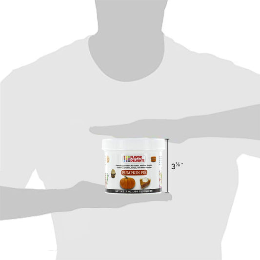 Angel Specialty Flavor Delights Pumpkin Pie Powder Mix – Seasonal Baking Flavoring (7 oz / 198g)