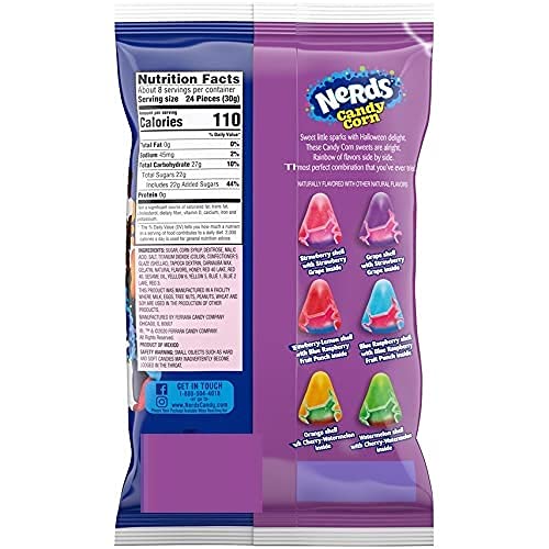Nerds Candy Corn – Halloween Fruity Candy Mix with Soft Chewy Centers (32 oz / 2 lbs)