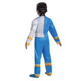 Blue Power Ranger Costume for Kids – Official Dino Fury Muscle Padded Suit with Mask ⚡💙