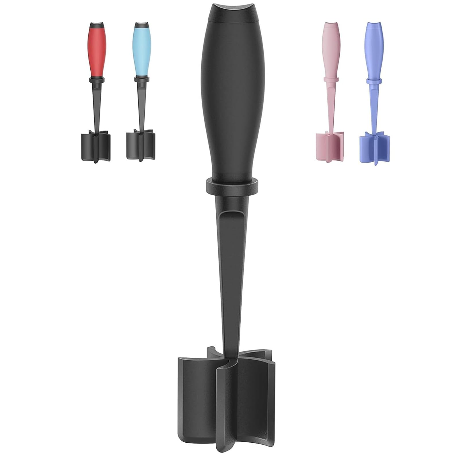 Ergonomic 5-Blade Meat Chopper & Masher for Ground Meat and Mixing