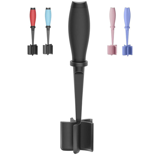 Ergonomic 5-Blade Meat Chopper & Masher for Ground Meat and Mixing