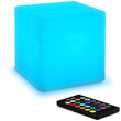 4” Rechargeable RGB LED Cube Night Light – Child-Friendly Waterproof Color Changing Mood Lamp