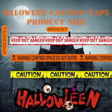 Halloween Fright Tape Bundle – 3 Rolls “Keep Out”, “Caution”, “Warning” Scary Party Decoration Set