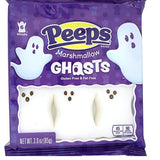 Halloween Ghost Marshmallow Candy – 3 Pack (6 Ghosts per Pack) – Vanilla Flavored Spooky Treats for Parties & Trick-or-Treating